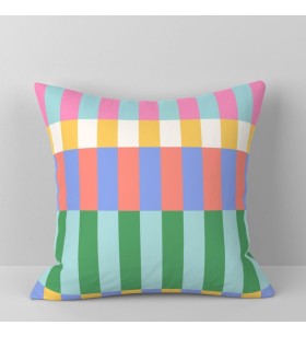 Striped colorful pillow